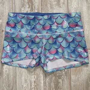 Shiny mermaid shorts